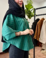 شومیز پاییزه مخمل جیر